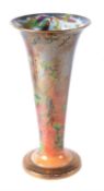 Daisy Makeig-Jones for Wedgwood, a Fairyland Lustre trumpet vase