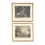 A set of four shooting engravings by William Woolett after George Stubbs A. R. A. 44 x 56cm