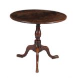 A George III mahogany tripod table