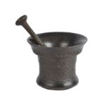 A Dutch bronze mortar by Hendrick Westrinck