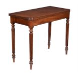 A George IV mahogany tea table