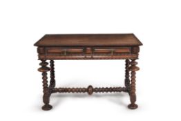 A Portuguese rosewood side or centre table, second half 19th century