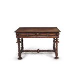 A Portuguese rosewood side or centre table, second half 19th century