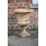 A Victorian terracotta urn or planter