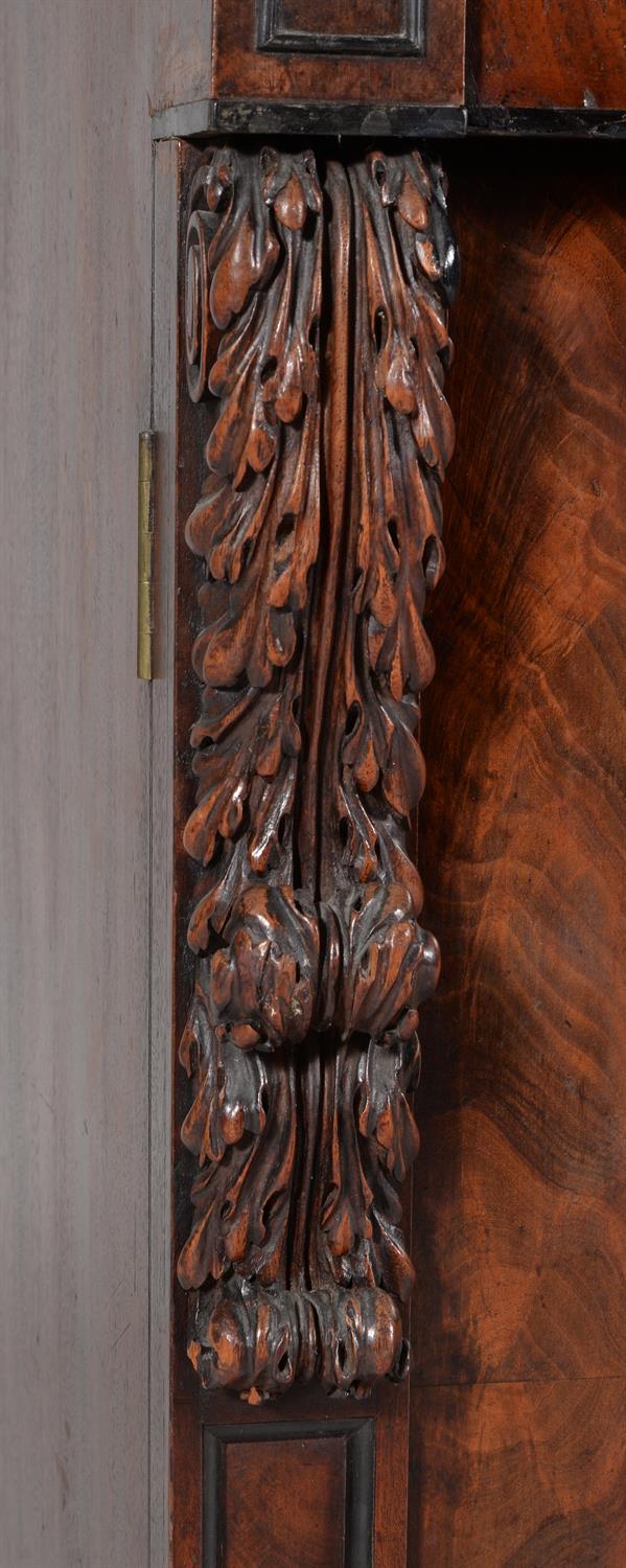 A George IV mahogany and goncalo alves bureau bookcase, circa 1825 - Image 3 of 8