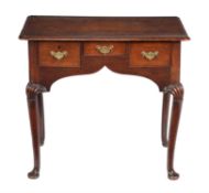 A George III oak side table