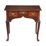 A George III oak side table