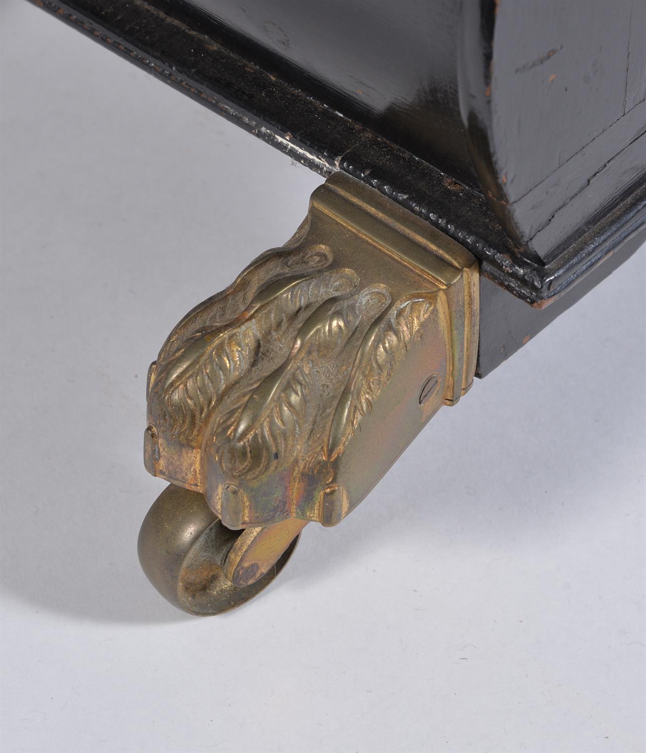 A Regency ebonised Canterbury - Image 4 of 4