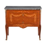 A French Kingwood and marquetry inlaid commode