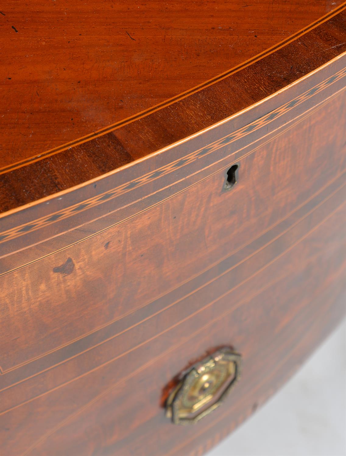 A George III mahogany, strung, and marquetry inlaid sideboard - Image 3 of 5