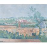 λ† Susan Hawker (British b.1949), Garden Wall, Oil on canvas