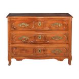 A French walnut commode