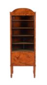 A satinwood display cabinet