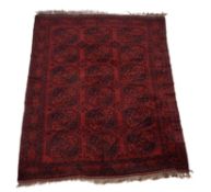 An Afghan carpet