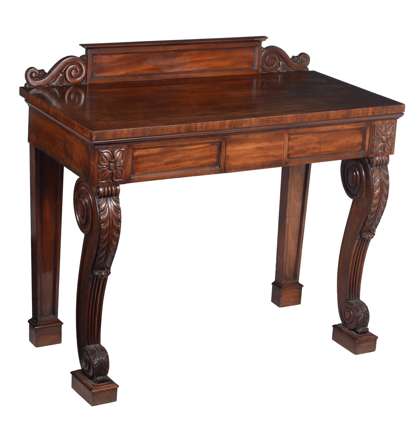 A George IV mahogany side table - Image 2 of 3