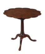 A George III mahogany tripod table