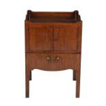 A George III mahogany night commode