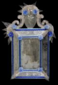 A Venetian dressing table mirror