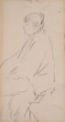 Nikiforos (Nicéphore) Lytras (Greek 1832-1904), Seated woman (recto); Venezia (verso)