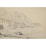 Attributed to Antonio Senape (Italian 1788-1850) , Marina at Capri