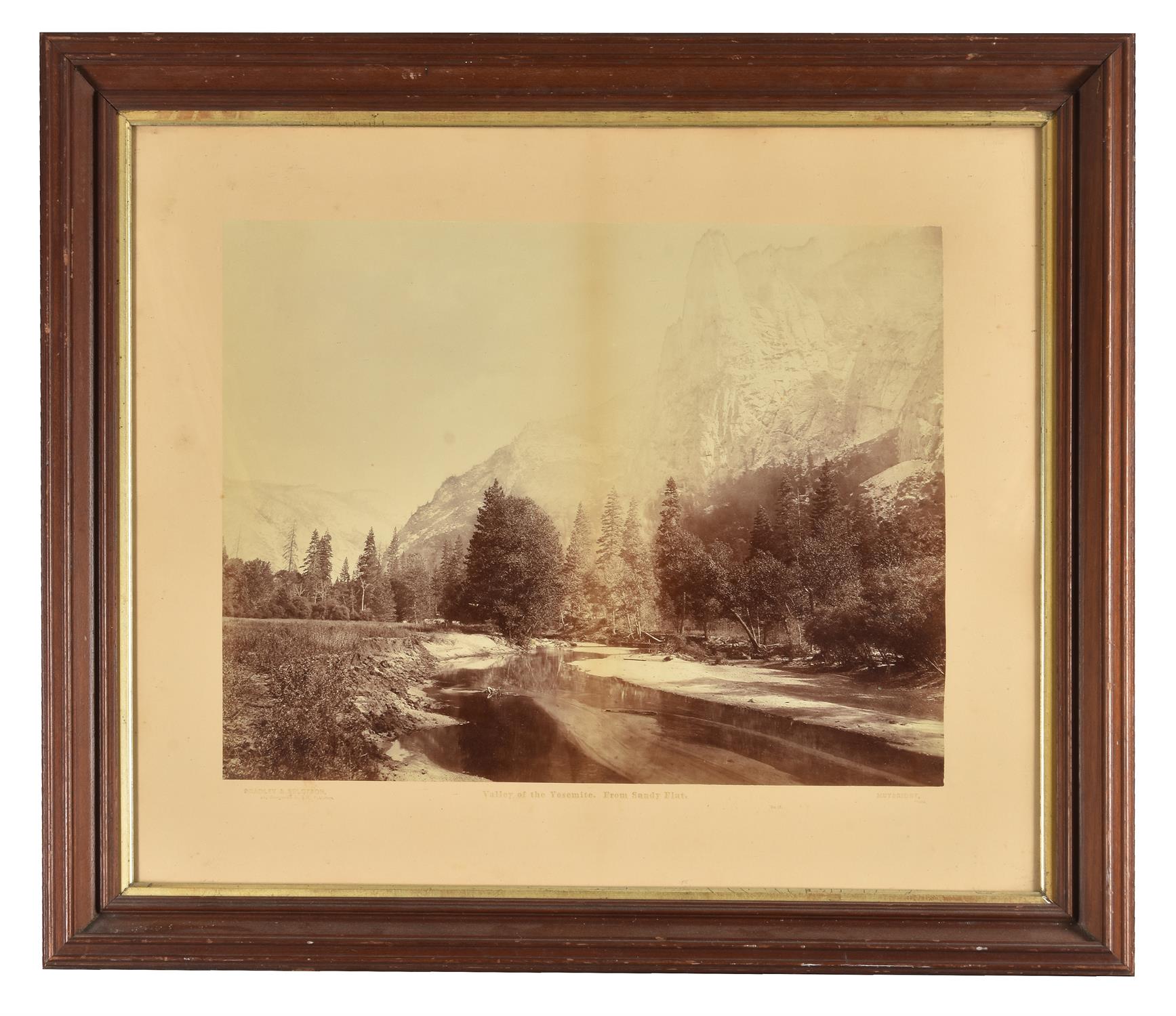 Eadweard Muybridge (American/British 1830-1904), Valley of the Yosemite, From Sandy Flat - Image 2 of 2