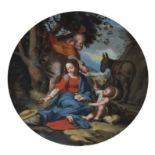 After Federico Barocci (17th/18th century), The Rest on the flight into Egypt