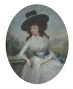 English School (circa 1780), Portrait of Frances Molesworth (née Hill)
