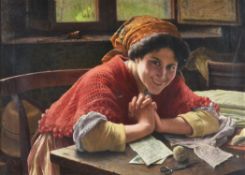 Arturo Ricci (Italian 1854-1919), Good news