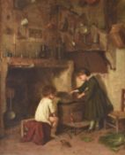 Pierre Edouard Frère (French 1819-1886) , The young cook