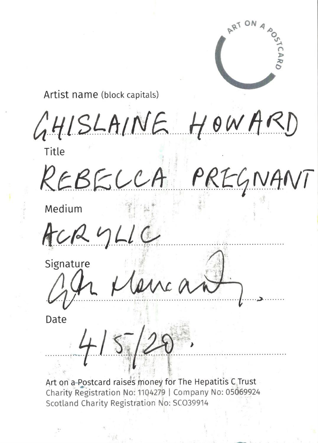 Ghislaine Howard, Rebecca Pregnant, 2020 - Image 3 of 3