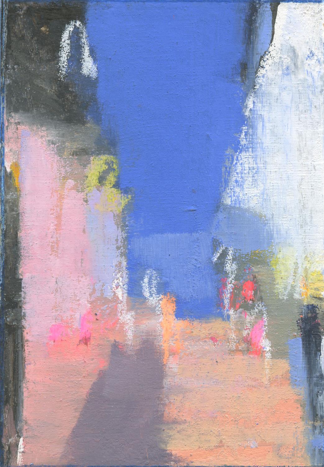 Pippa Blake, Urban Blue III, 2019