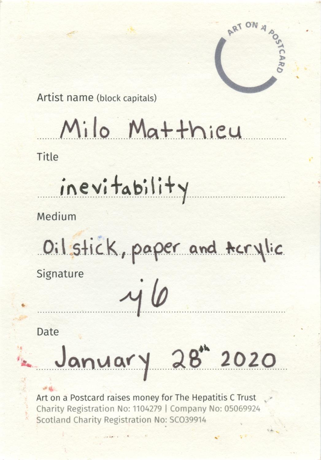 Milo Matthieu, Inevitability, 2020 - Image 3 of 3