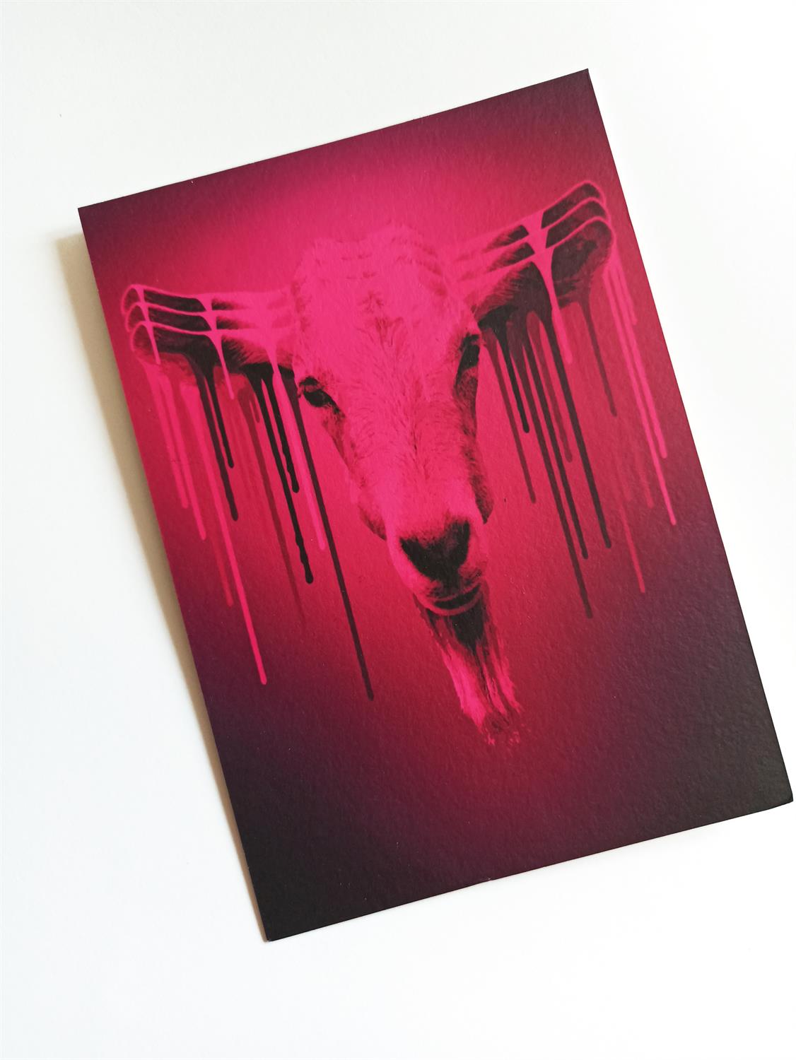 Carl Moore, Neon Goat, 2020 - Image 2 of 3