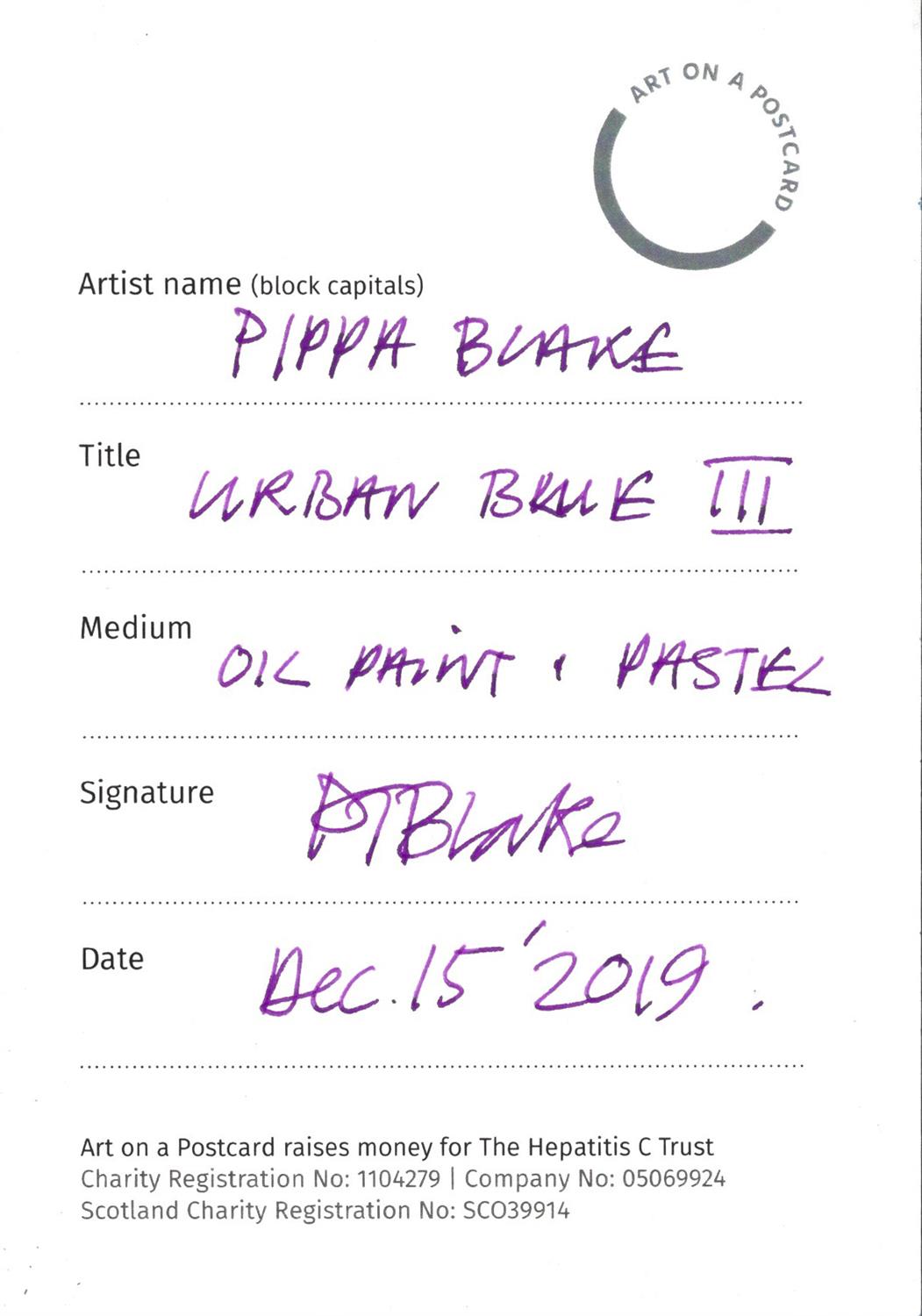 Pippa Blake, Urban Blue III, 2019 - Image 3 of 3