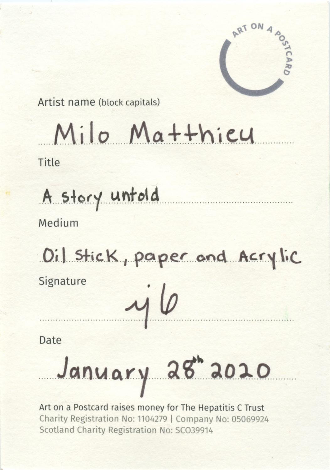 Milo Matthieu, A Story Untold, 2020 - Image 3 of 3