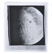 Lunar Orbiter IV. Lunar disk