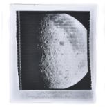 Lunar Orbiter IV. Lunar disk