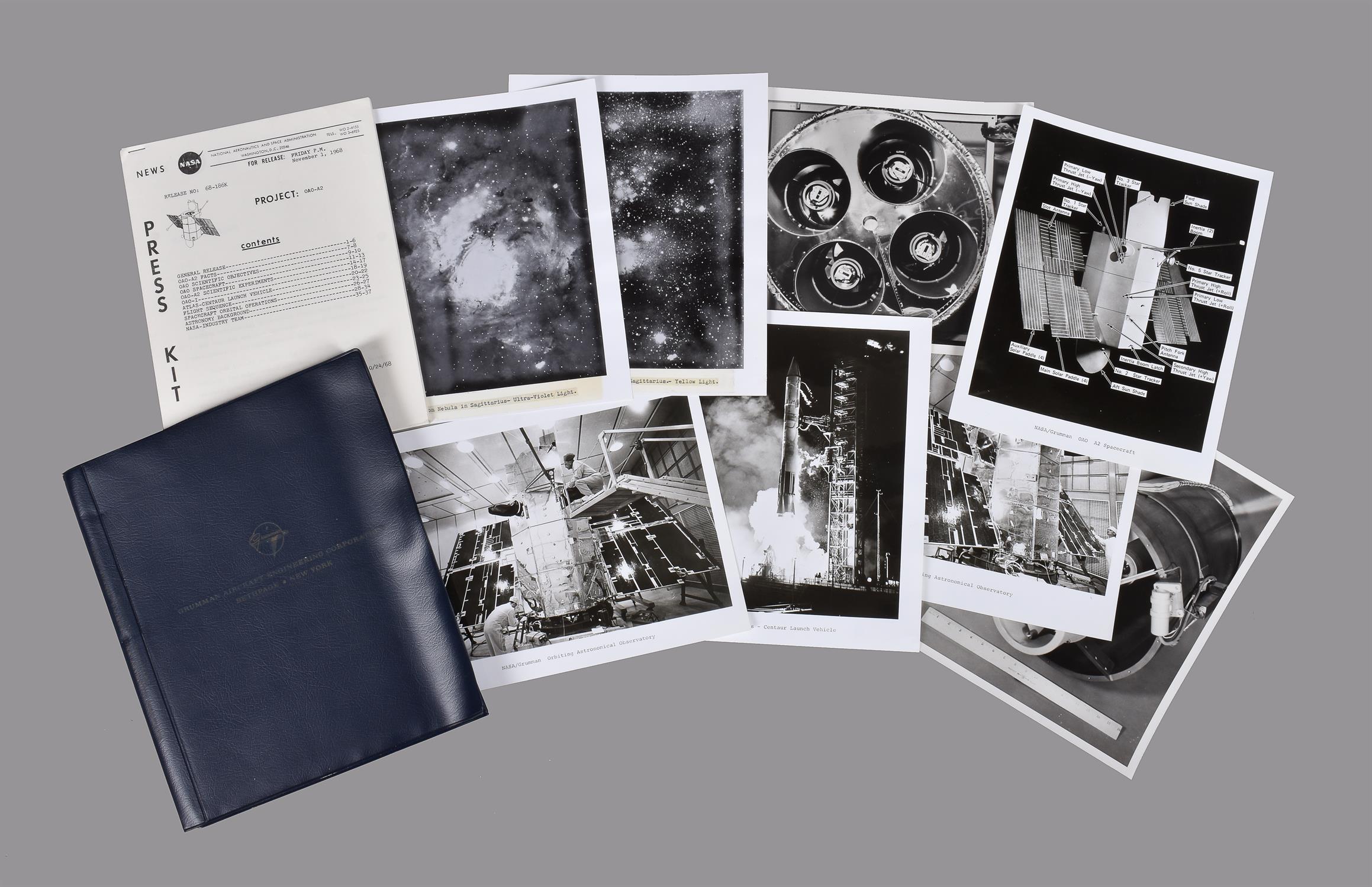 [OAO, OSO, OGO] Solar system exploration. NASA press kits, photography and other related ephemera