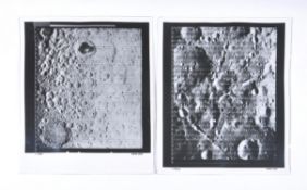 Lunar Orbiter I. Moon's far side