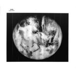 Lunar Orbiter V. The first photograph of nearly full Earth taken from space.