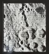 Lunar Orbiter I. Area near the Foaming Sea (four prints)