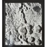 Lunar Orbiter I. Area near the Foaming Sea (four prints)