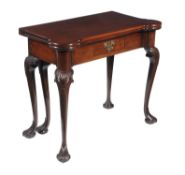 A George II mahogany tea table circa 1740