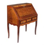 Y A French kingwood and parquetry bureau