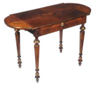 Y A French rosewood, box strung and gilt metal mounted side table