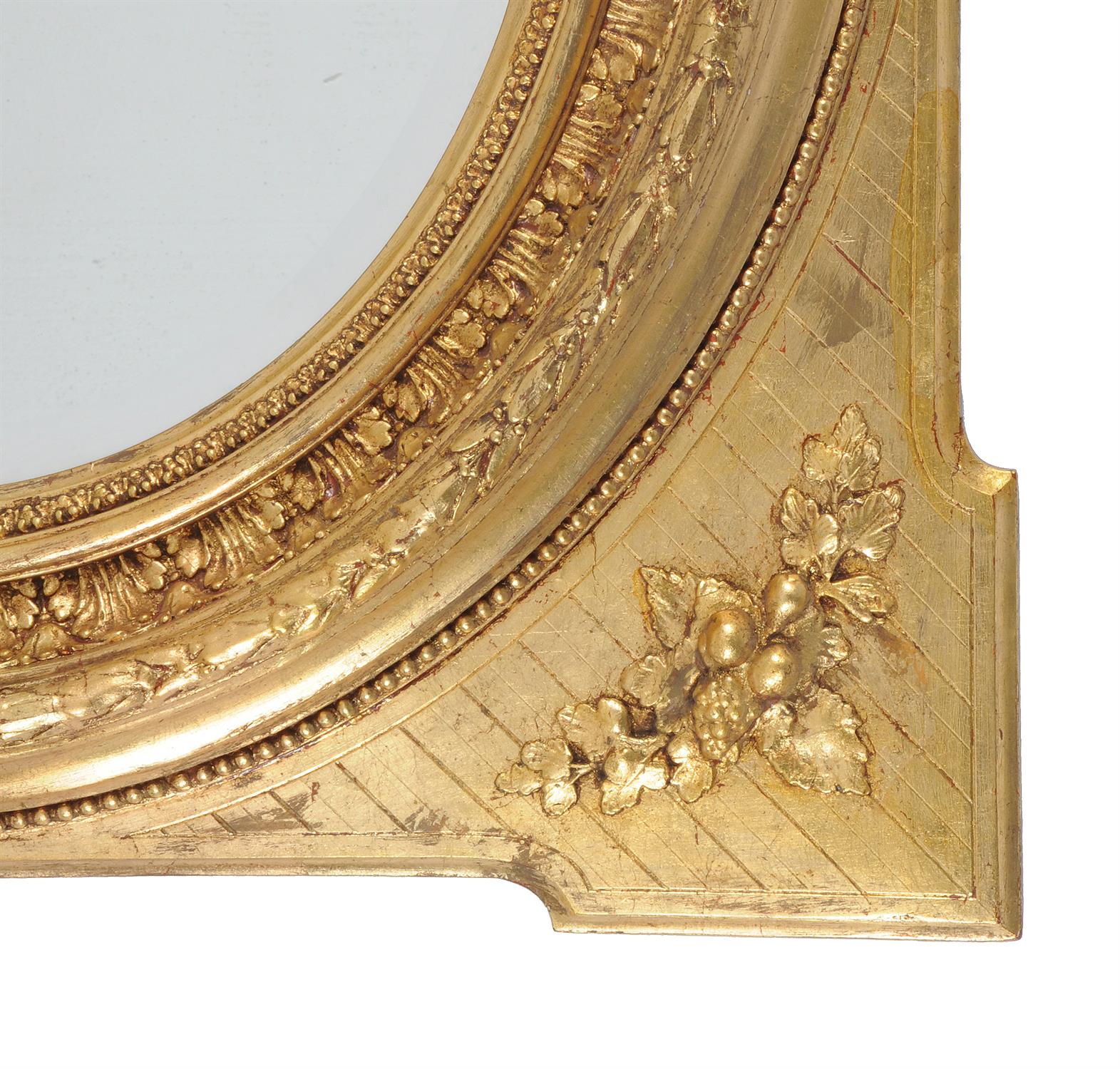 A French carved wall mirror - Image 2 of 3