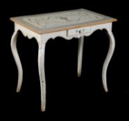 A French painted side table