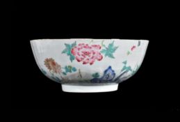 A Chinese Export porcelain famille rose bowl