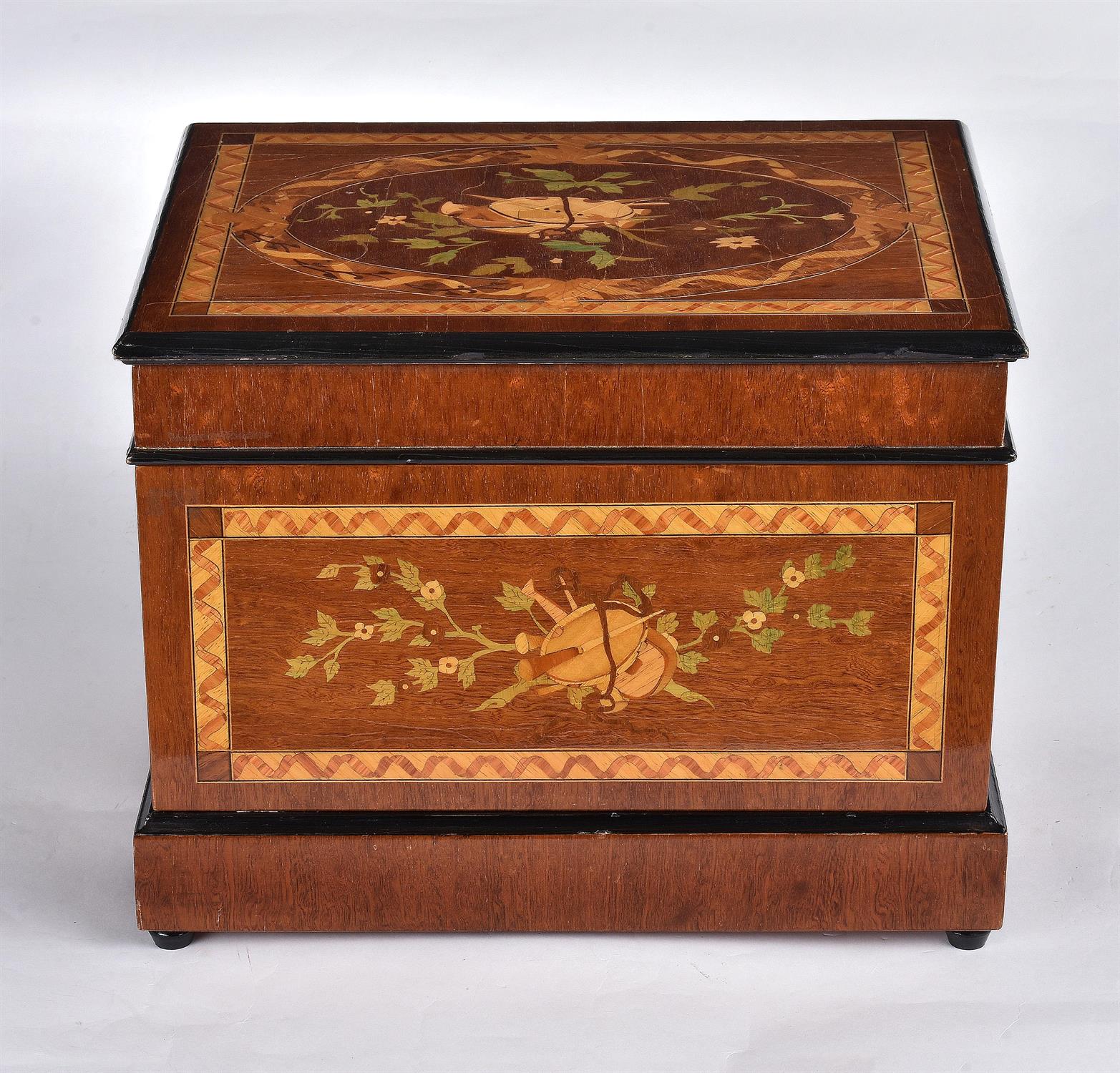 A French mahogany and inlaid liquor cabinet - Image 3 of 3