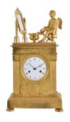 A French Empire ormolu mantel clock
